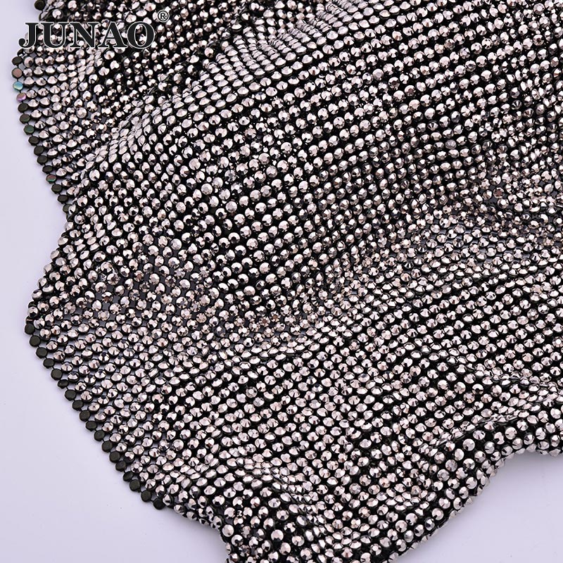 Crystal Mesh Fabric - JUNAO-Ruban de biscuits en maille de
