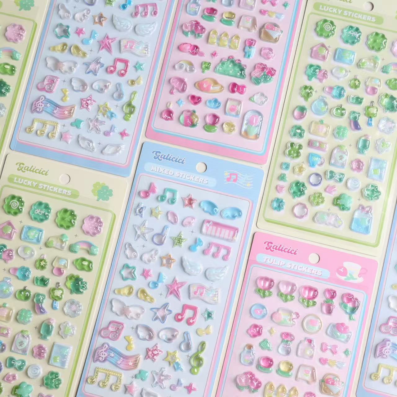 Embellishments For Scrapbooking - 1 pièce/3 pièces Autocollant en cristal