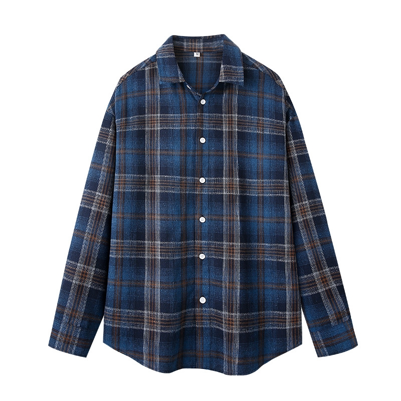Embellish Knit - Chemise à carreaux unisexe à boutons