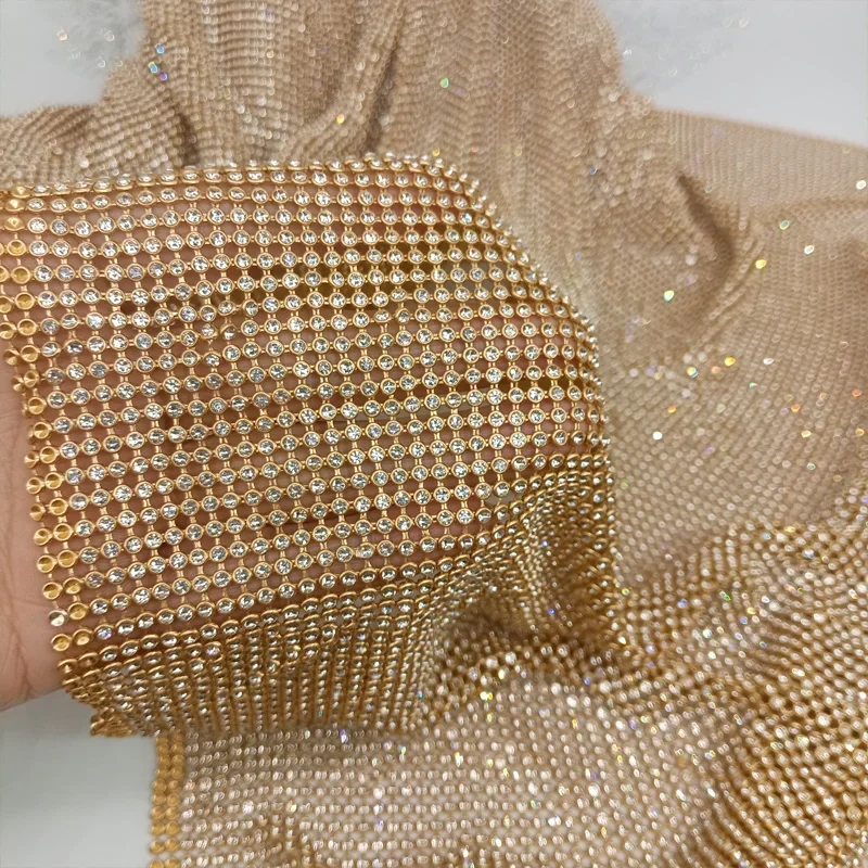 Tissu en maille métallique ave - Crystal Mesh Fabric avis et prix