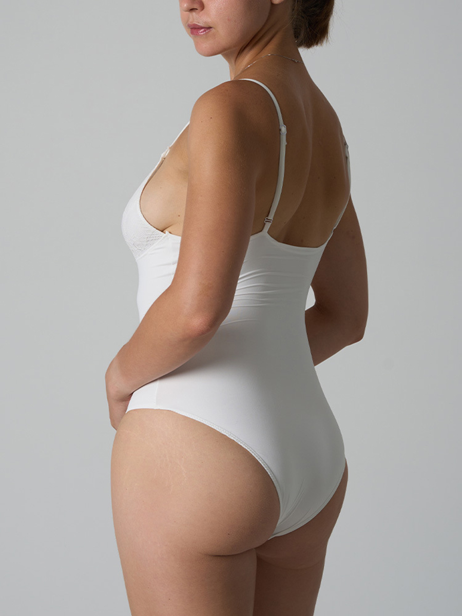 Nouveau Combinaison-short moul - Elastic Lace Trim avis et prix