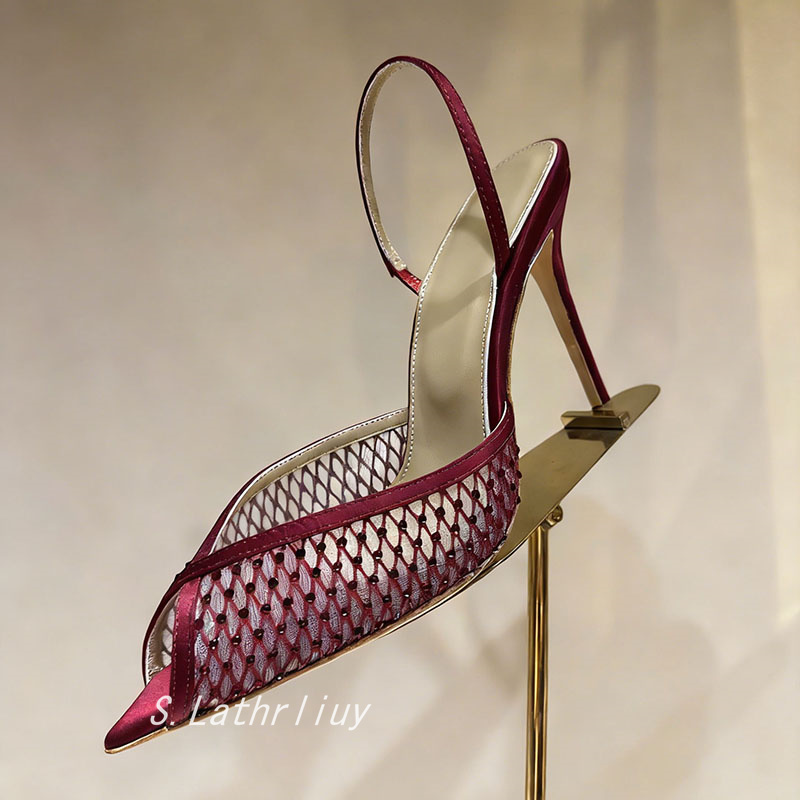 Sandales pour femmes, tissu en - Crystal Mesh Fabric avis et prix