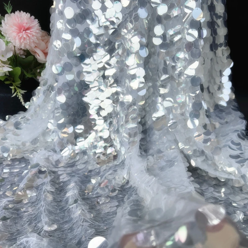 Tissu à paillettes cristal cry - Crystal Mesh Fabric avis et prix